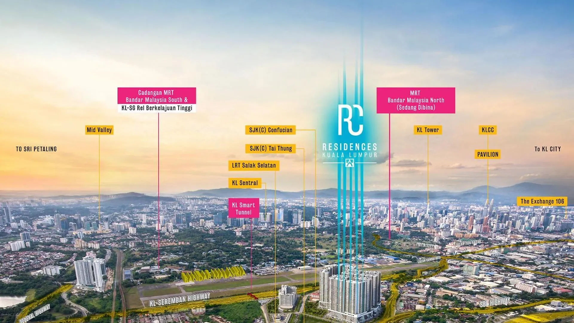 Appartamento Rc Residences @ Sungai Besi Homestay By Birdy Stay Kuala Lumpur